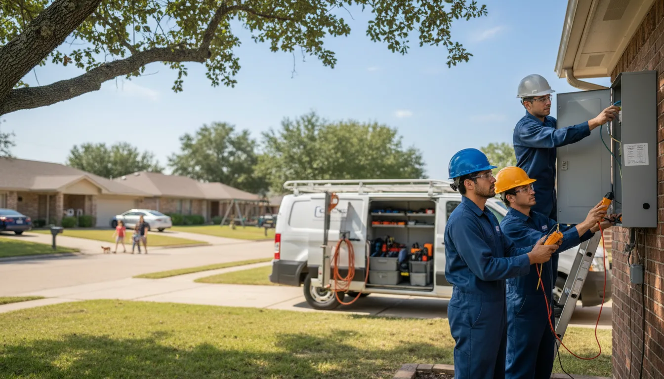 Certified electrician providing emergency electrical services in Washingtonville, OH